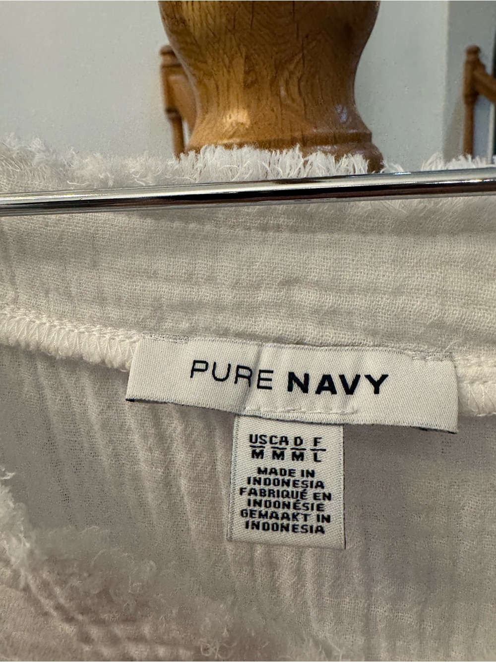 NWT -Pure Navy White Cotton Dress - Swim Cover